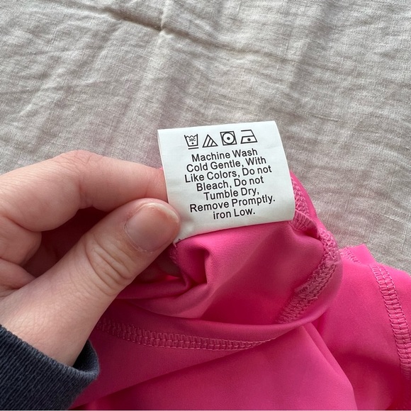 Princess Polly Recycled Nylon Blend Running Club Graphic Crop Top in Pink - Picture 9 of 9